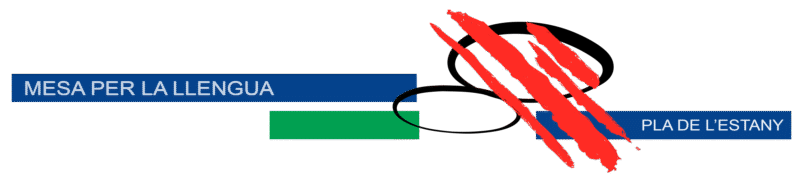Logotip Mesa per la llengua Pla de l'Estany